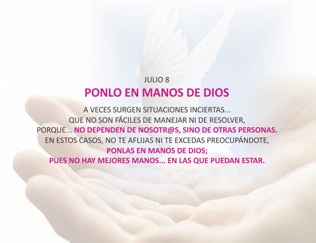 Ponlo en manos de Dios